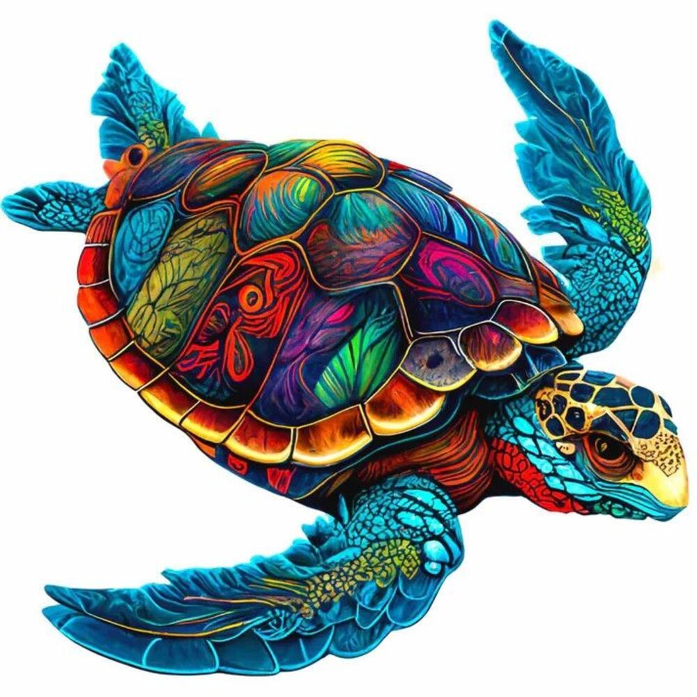 Sea Turtle Crafthub Wooden Jigsaw Puzzle Size A5 NEW